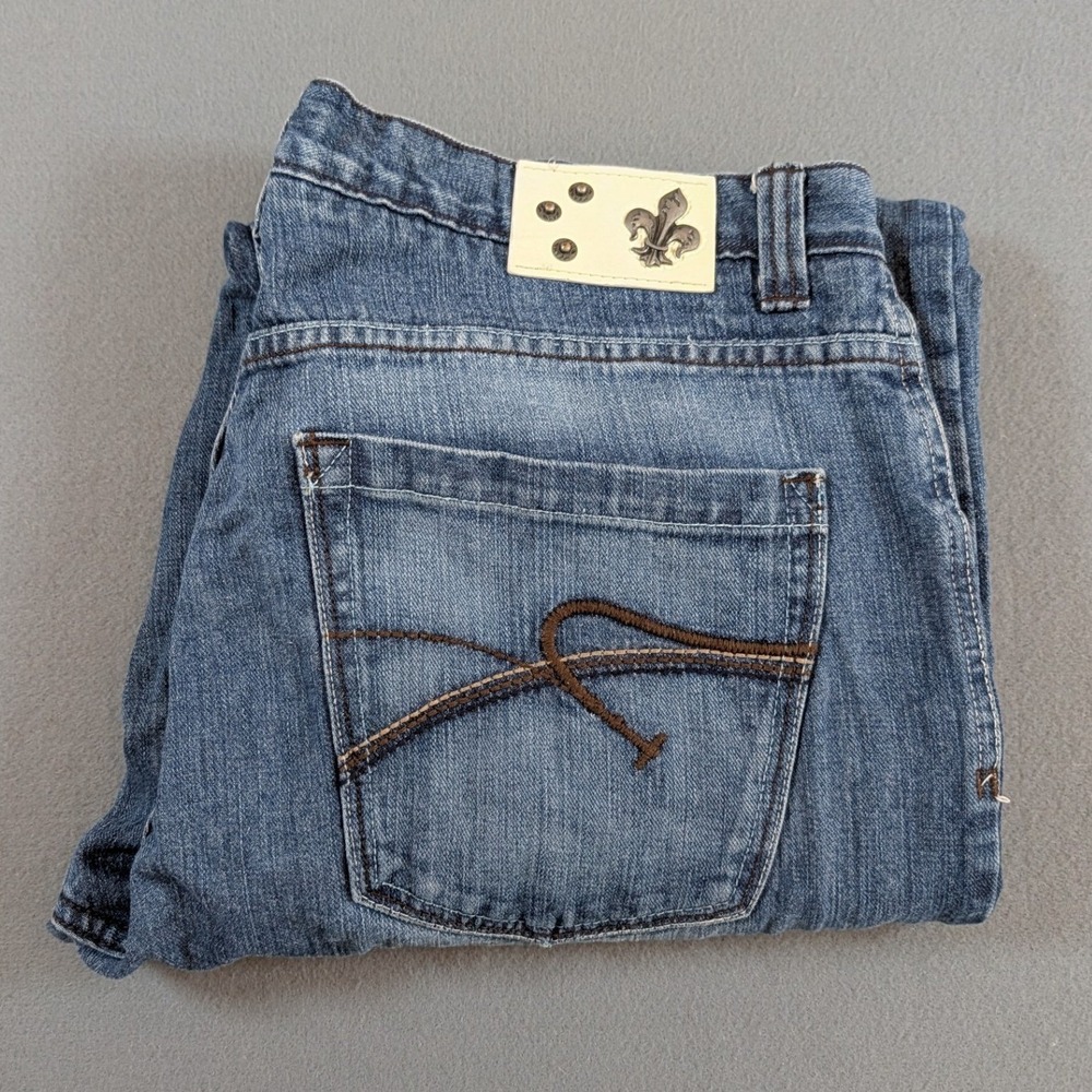 Paco Jeans Mens 36x30 Medium‎ Wash Straight Leg Baggy Y2K Denim Pants